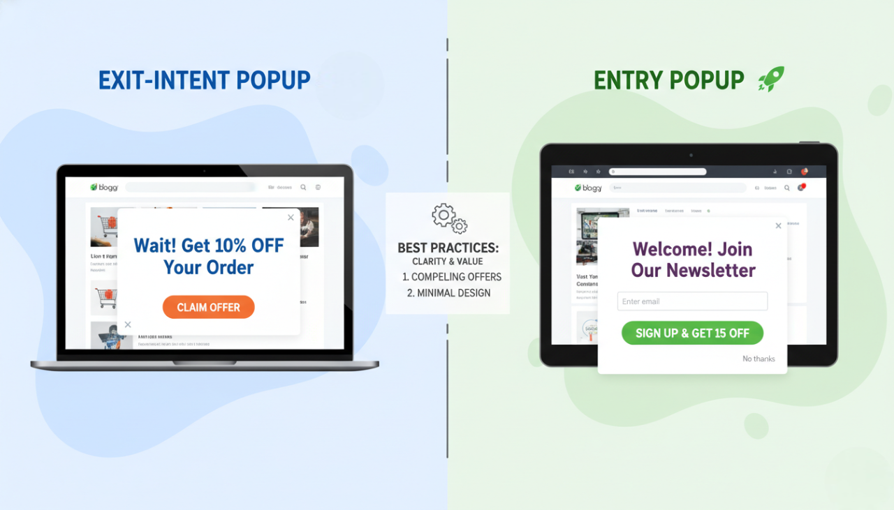 Best Practices for Designing Exit-Intent Popups