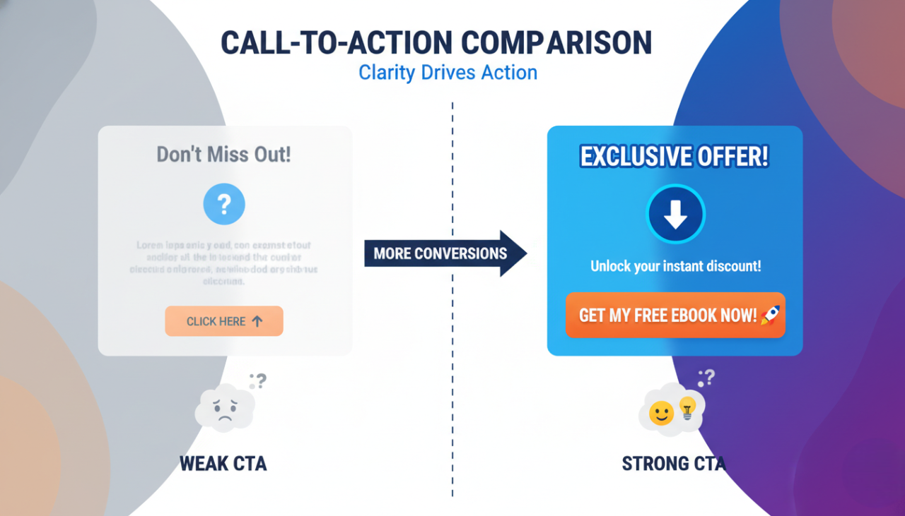 Weak or Unclear Calls-to-Action