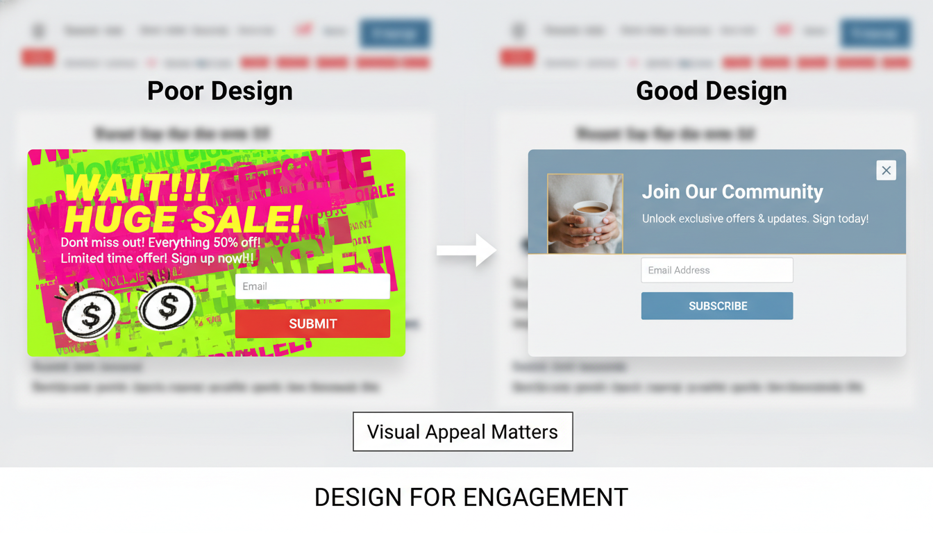 Poorly Designed Popups