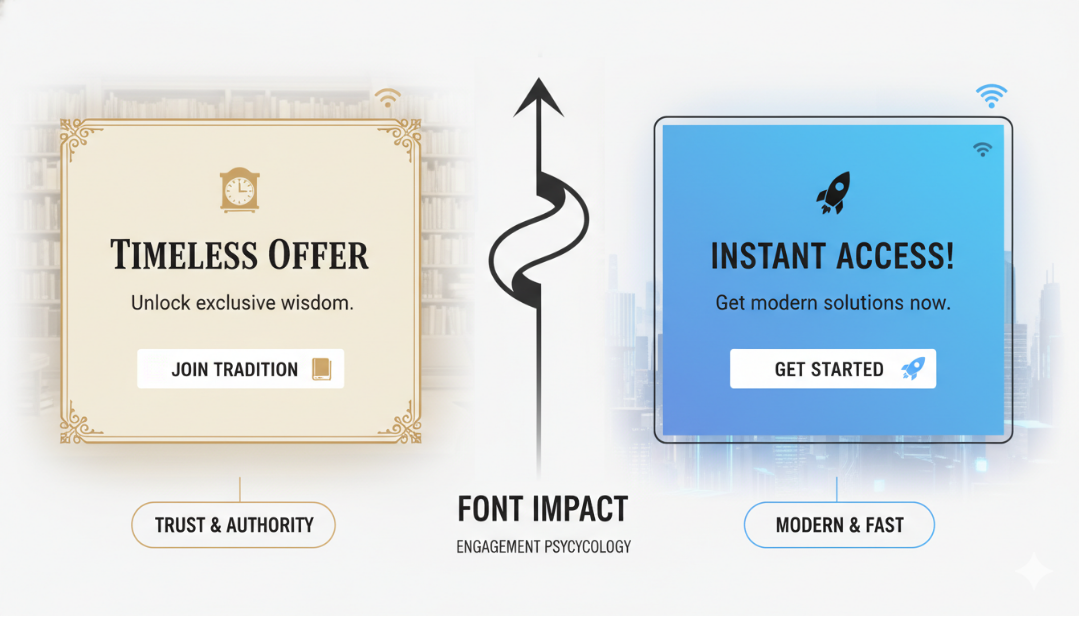 The Impact of Fonts on Popup Effectiveness