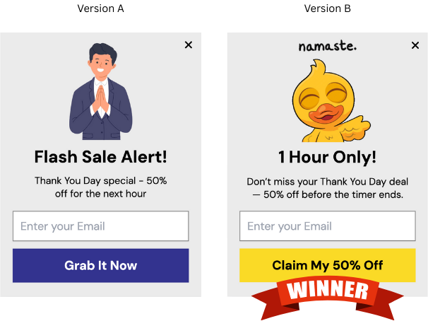 Advanced Features for Special Announcement Popups