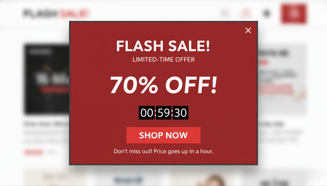 Red: Urgency and Excitement