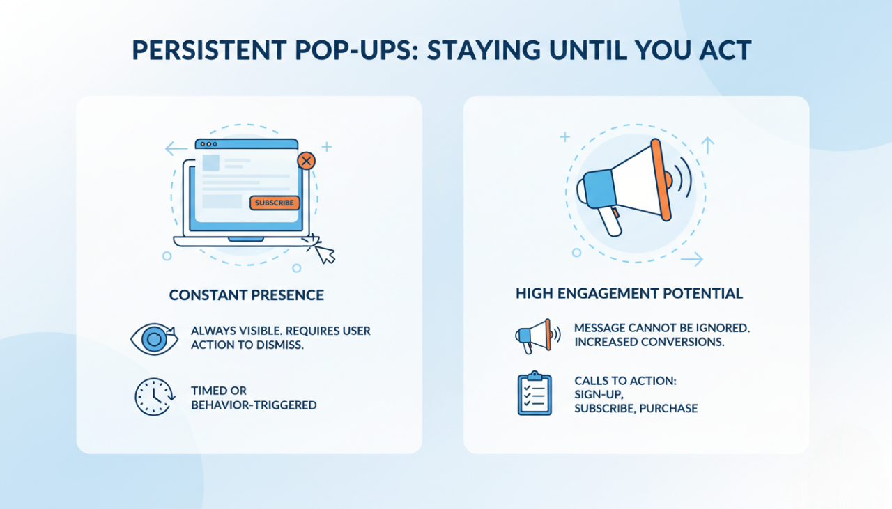 Understanding Persistent Popups