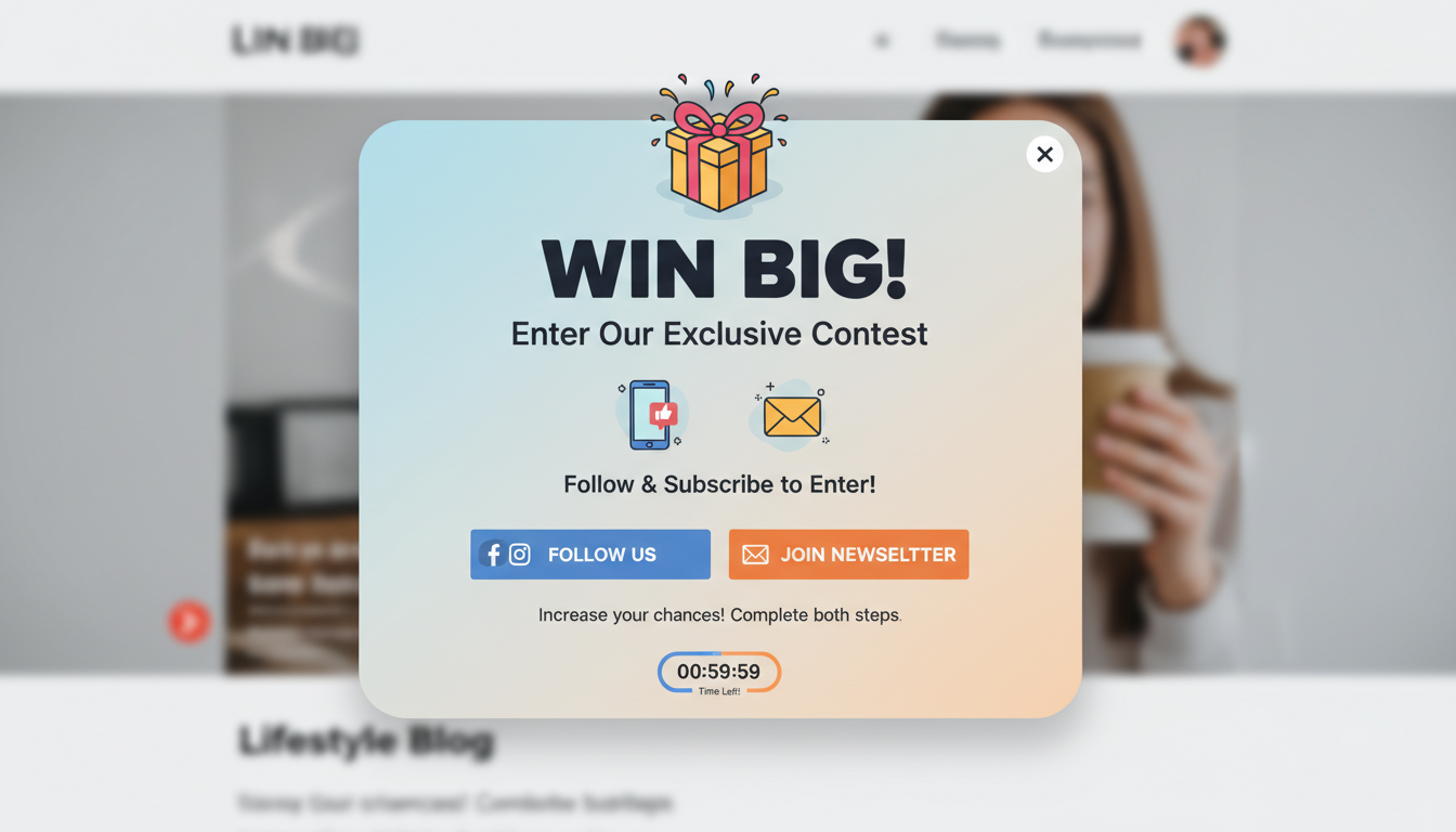 What is a Giveaway Popup?