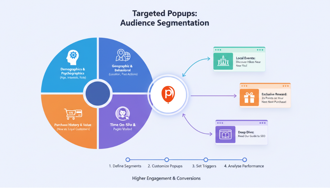 Segmenting Audiences for Popup Campaigns