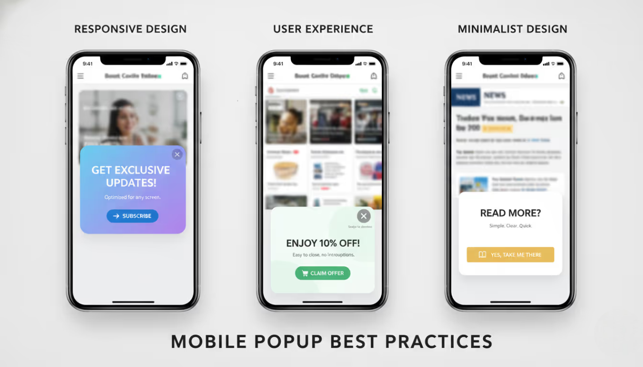 Best Practices for Designing Mobile Popups