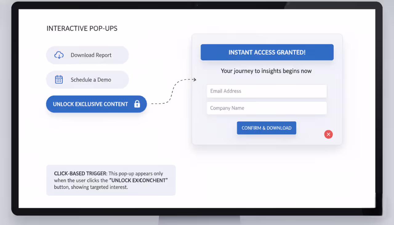 Click-Based Triggers