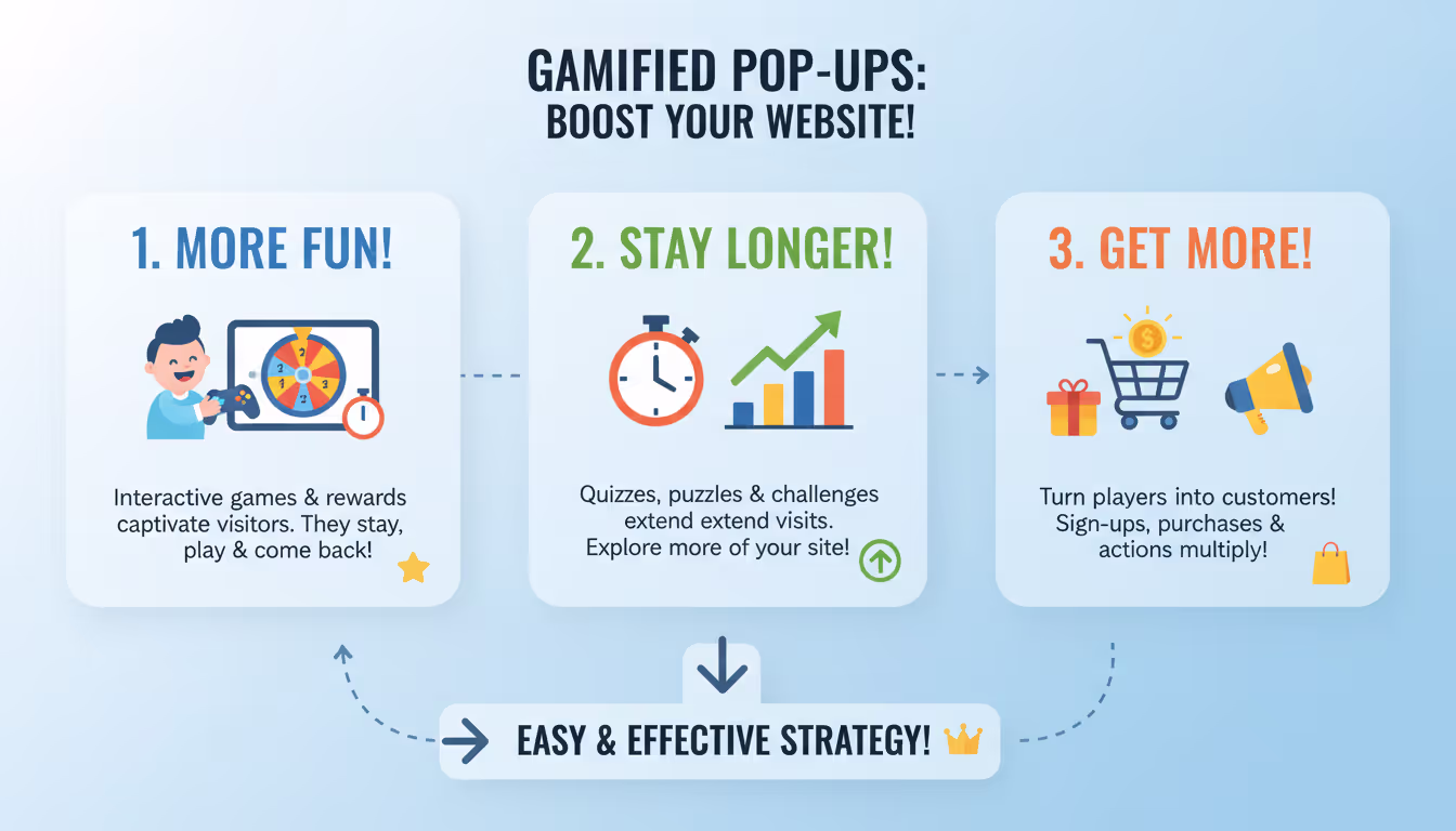 3 Benefits of Gamified Popups