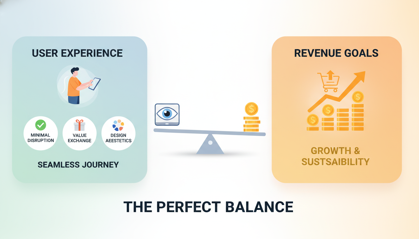 Balancing User Experience and Revenue Goals