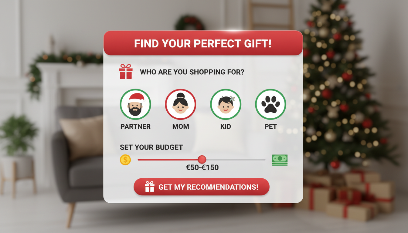 Interactive Christmas Gift Guides