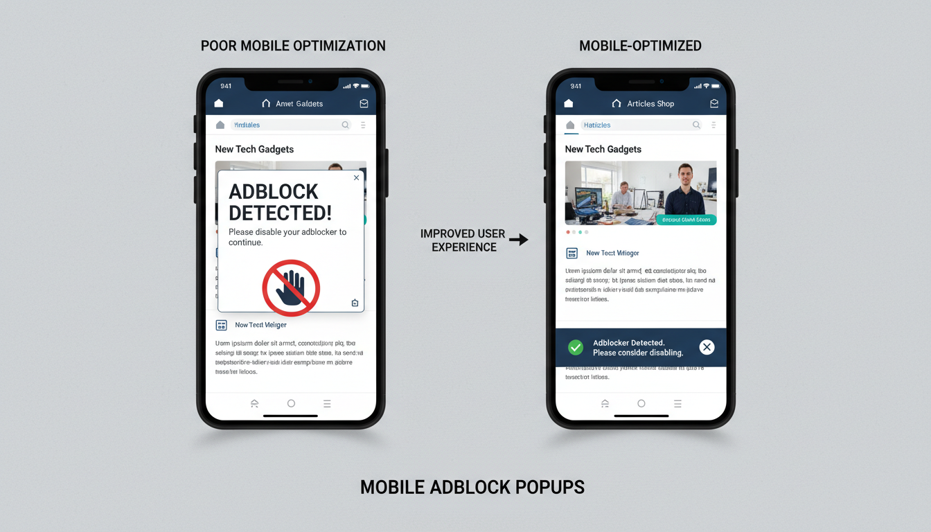 Mobile Optimization for Adblock Popups