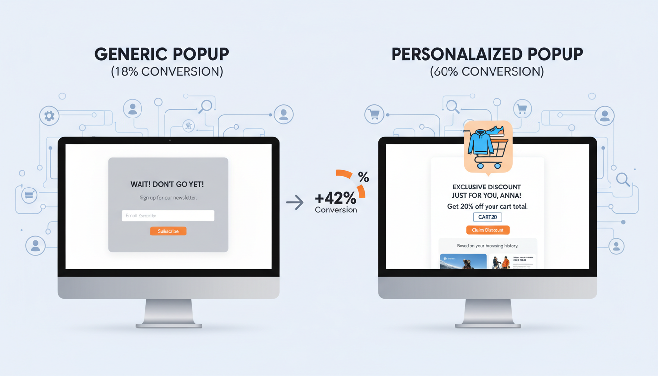 Personalize Popups Based on User Behavior