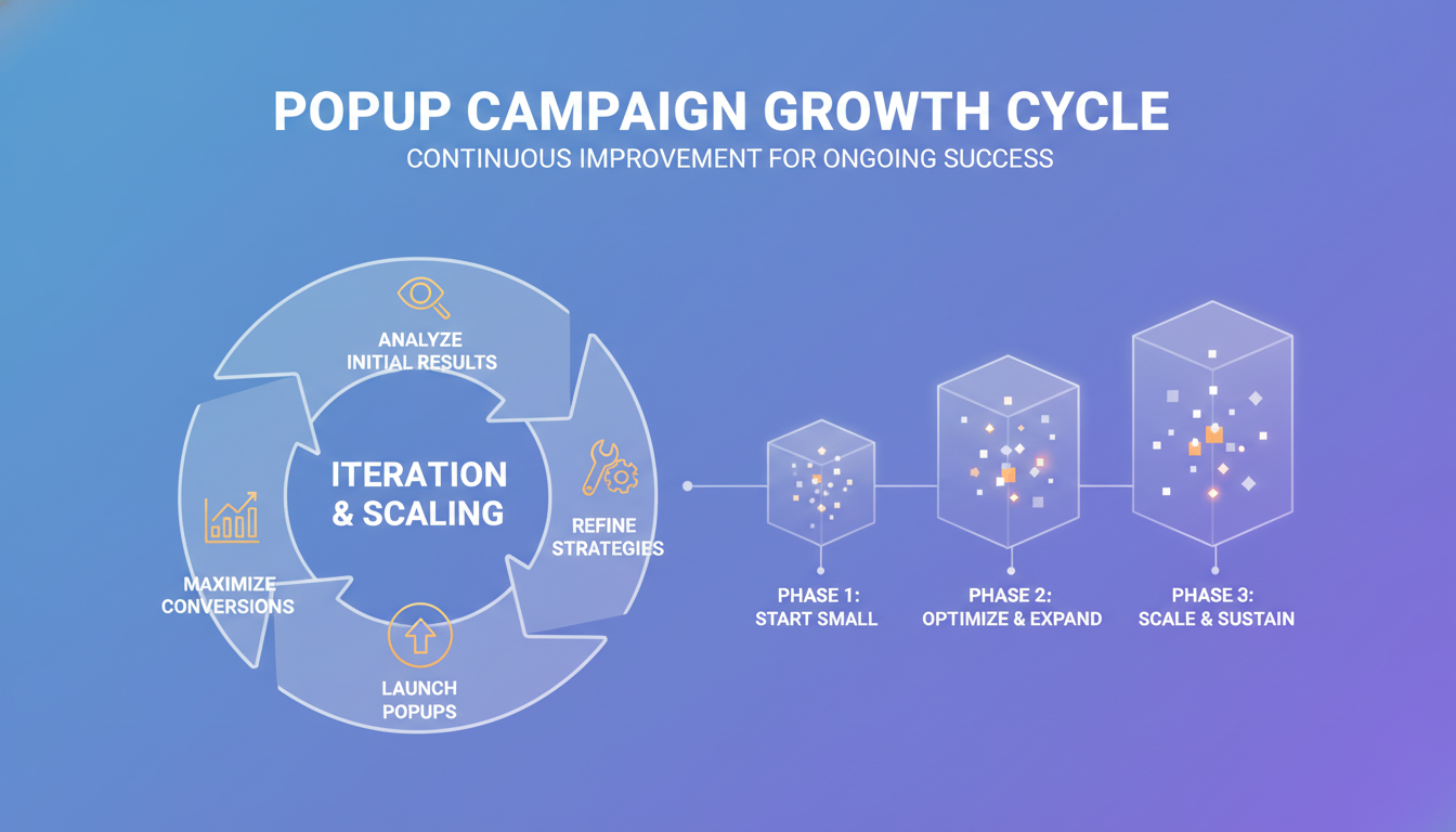 Iterating and Scaling Your Popup Campaigns