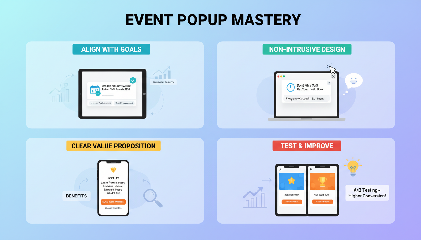 Best Practices for Event Promotion Popups