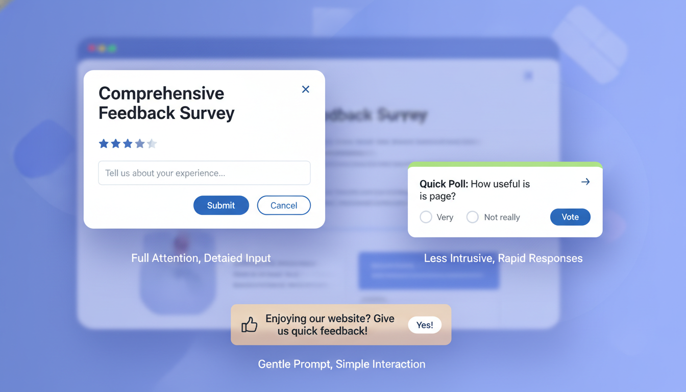Designing Effective Feedback Popups
