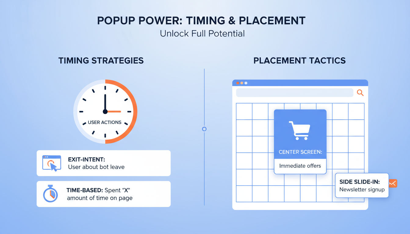 Timing and Placement: Unlocking the Full Potential of Popups