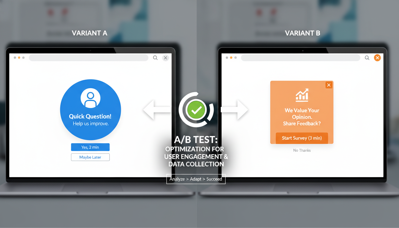 A/B Testing for Survey Popups