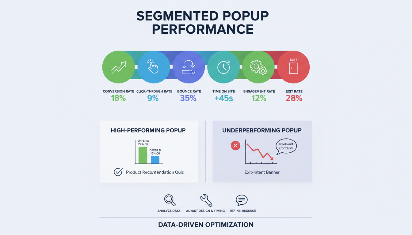 Analyzing the Performance of Segmented Popups
