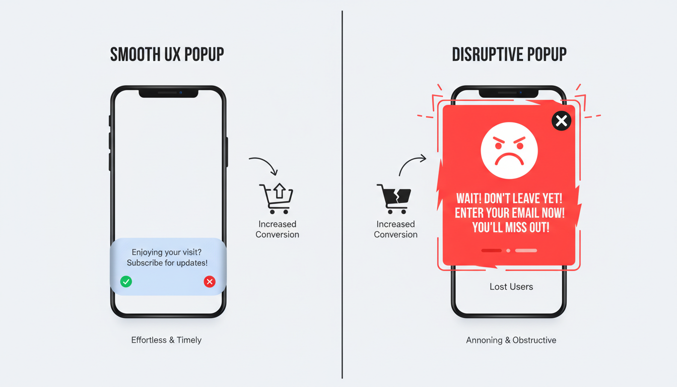 User Experience and Popup Interaction