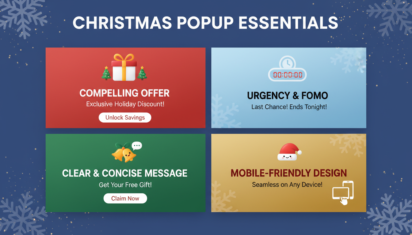 Essential Elements of Effective Christmas Popups