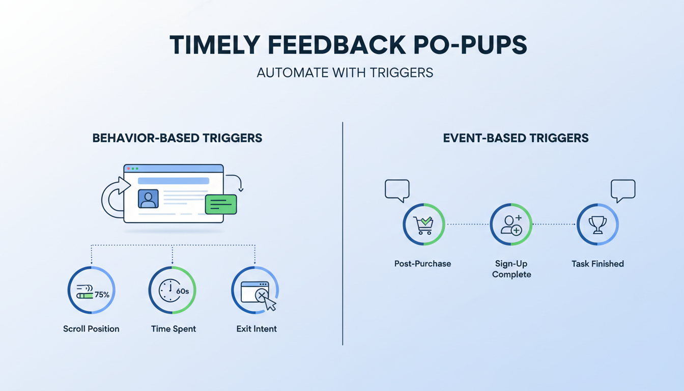 Using Triggers for Feedback Popups
