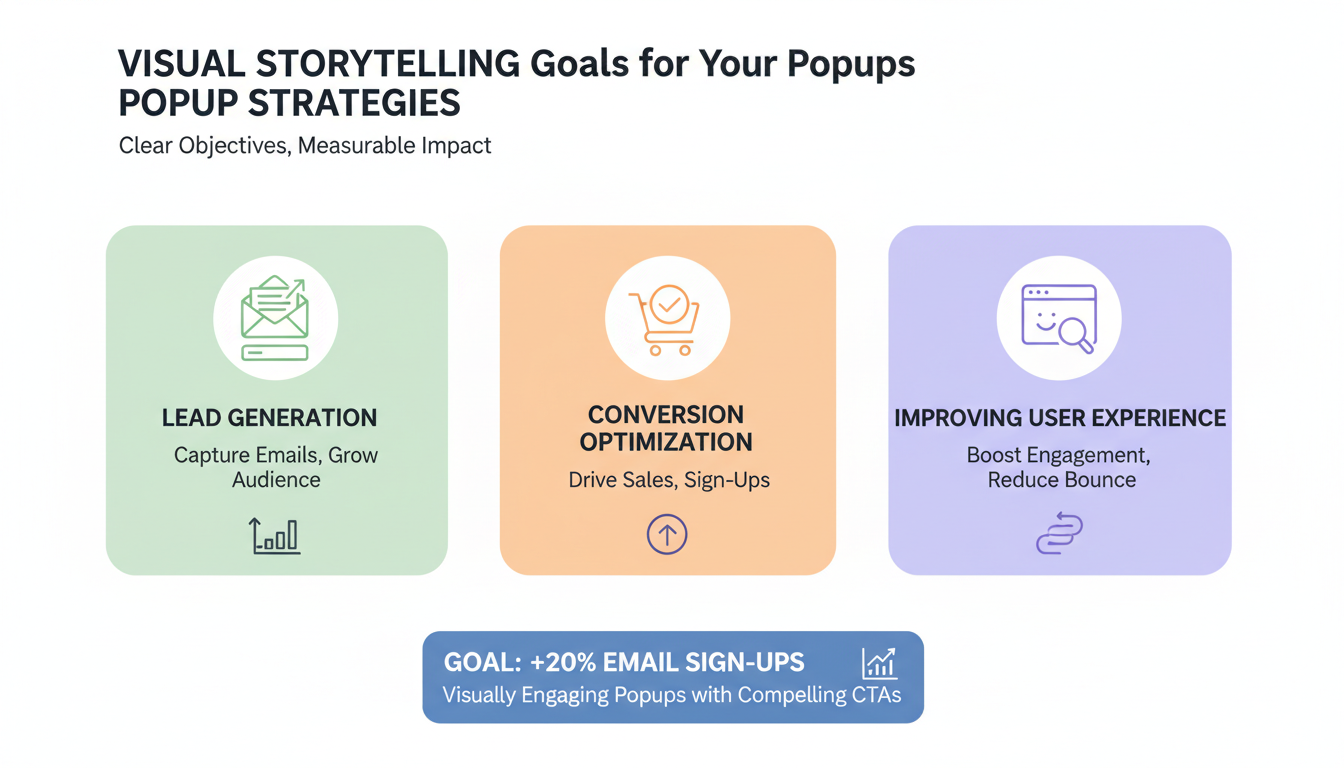 Strategies for Implementing Visual Storytelling Popups