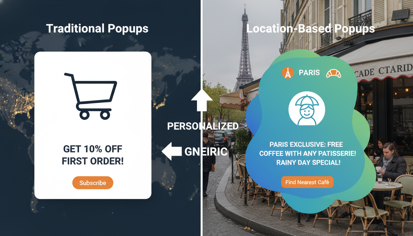 What is a Location-based Popup?