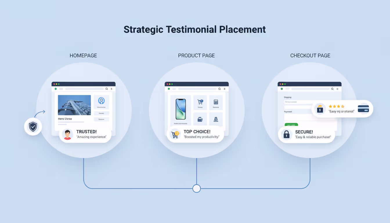 Strategic Placement on Website