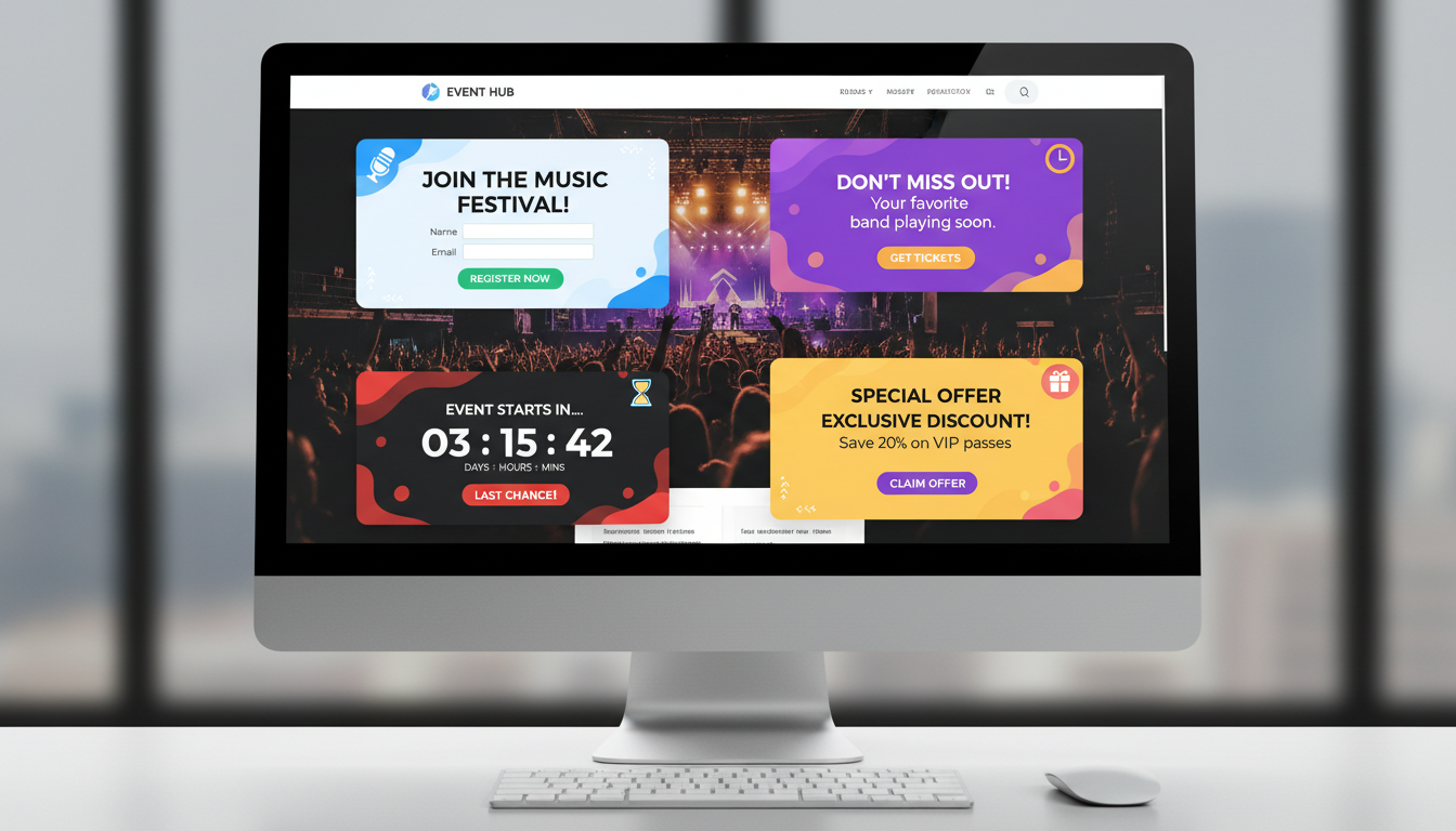 Types of Popups Used for Event Promotions