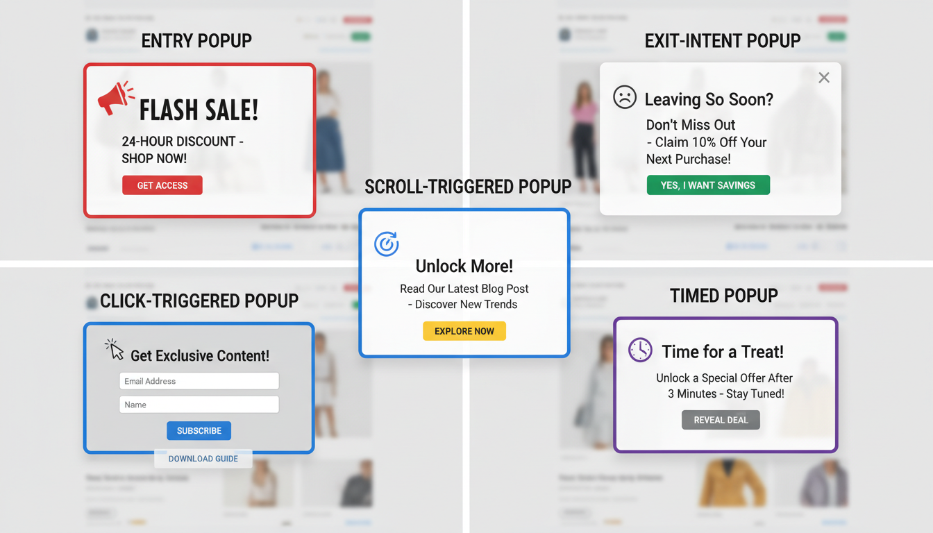 Common Types of Popups