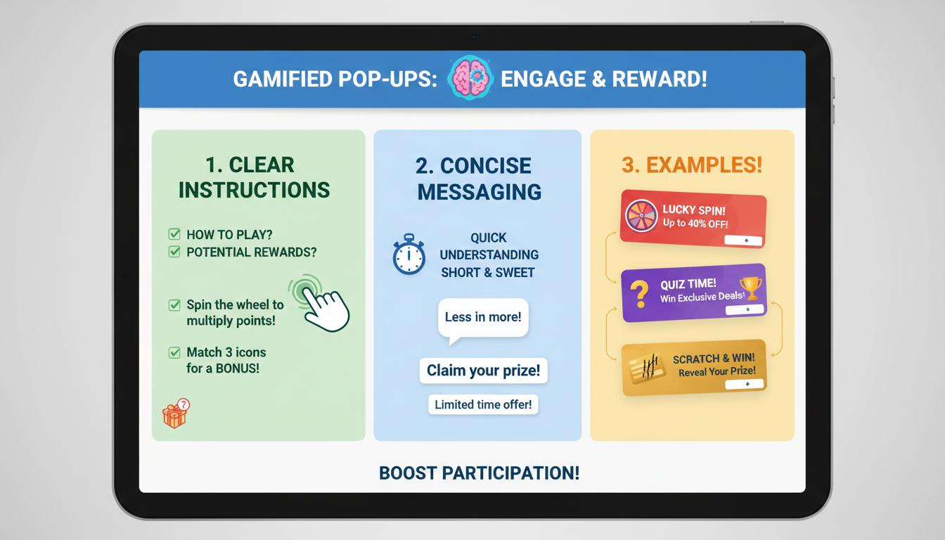 Crafting Content for Gamified Popups