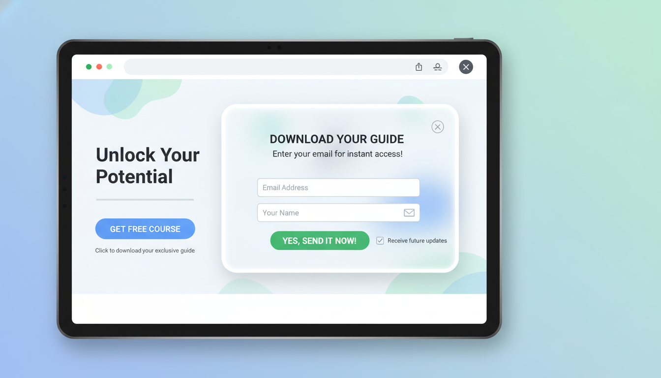 Click-Activated Popups