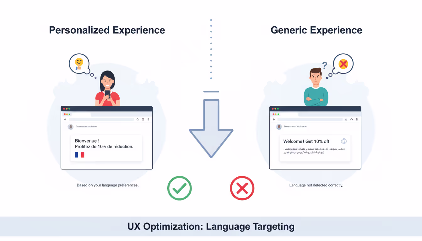 User Experience with Language Targeting