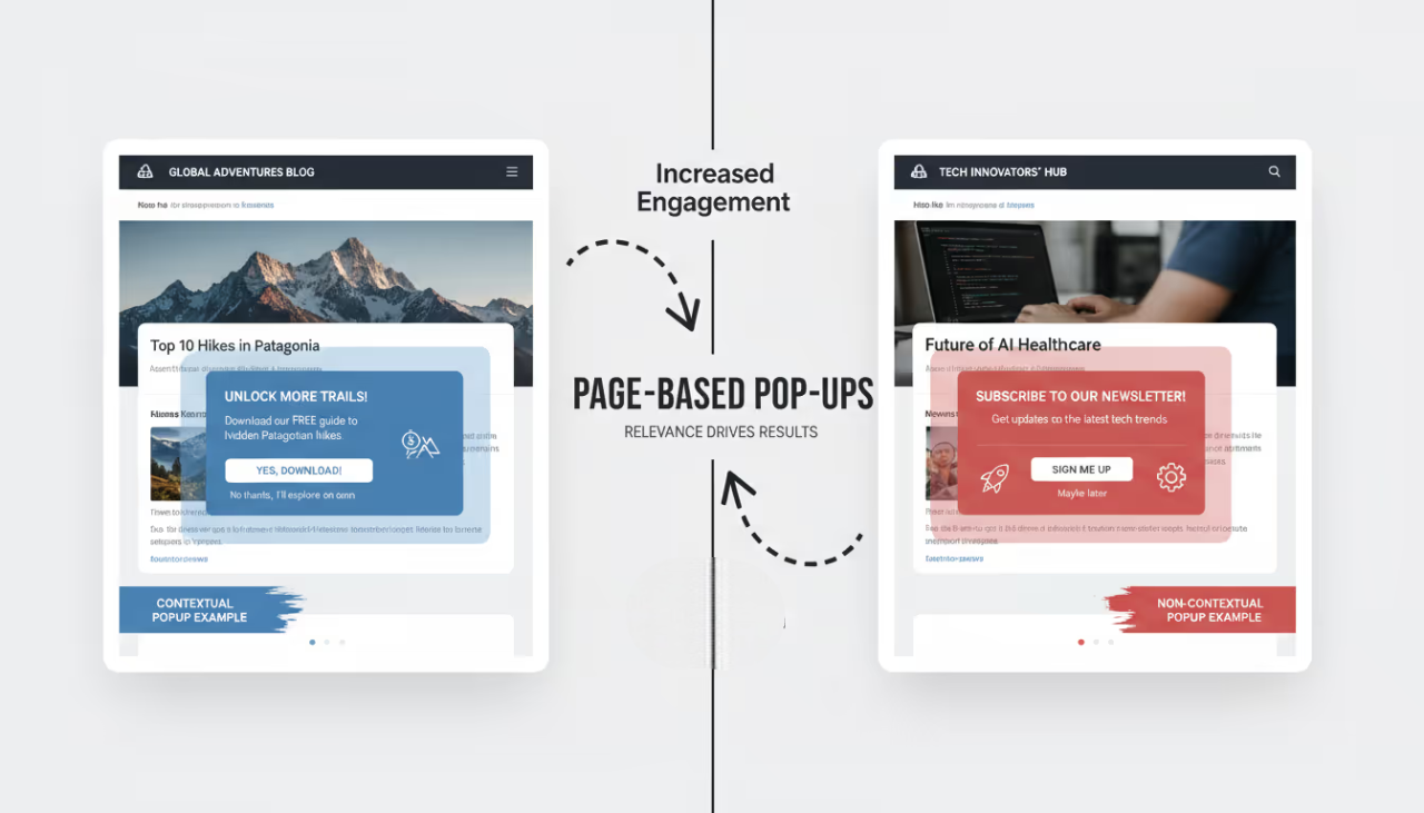 Exploring the Concept of Page-based Popups