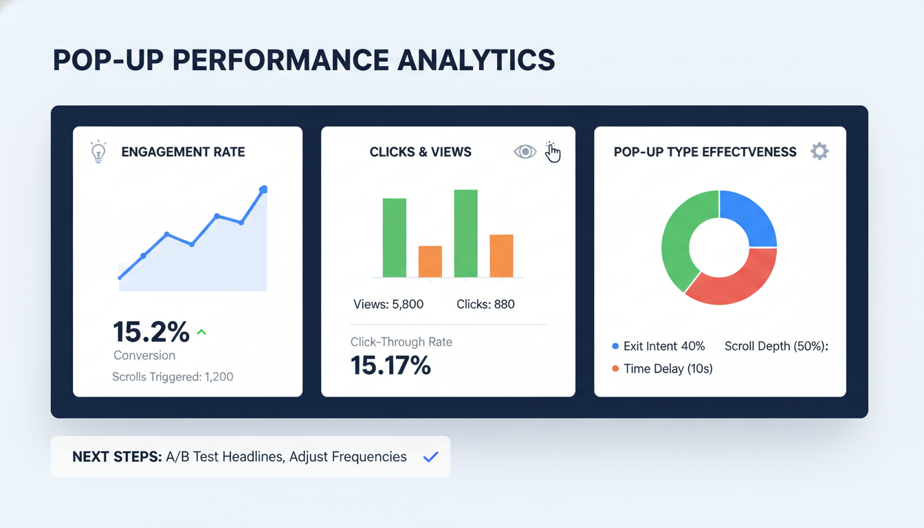 Analyzing the Performance of Scroll Trigger Popups