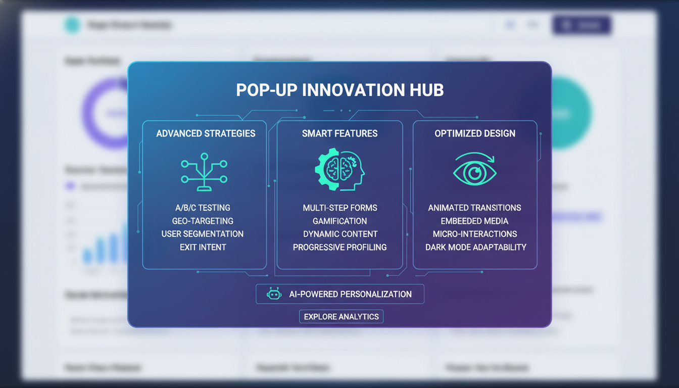 Advanced Strategies and Features in Page-based Popups