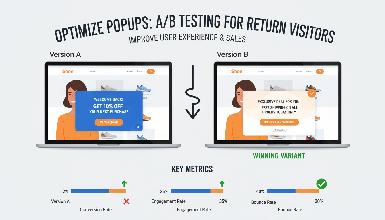 Using A/B Testing to Refine Popups