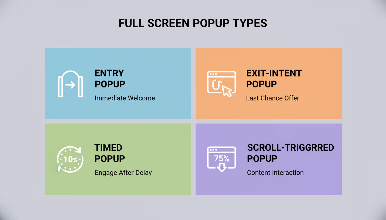 4 Types of Full Screen Popups