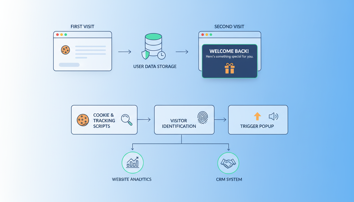 Technical Setup for Second-Time Visitor Popups