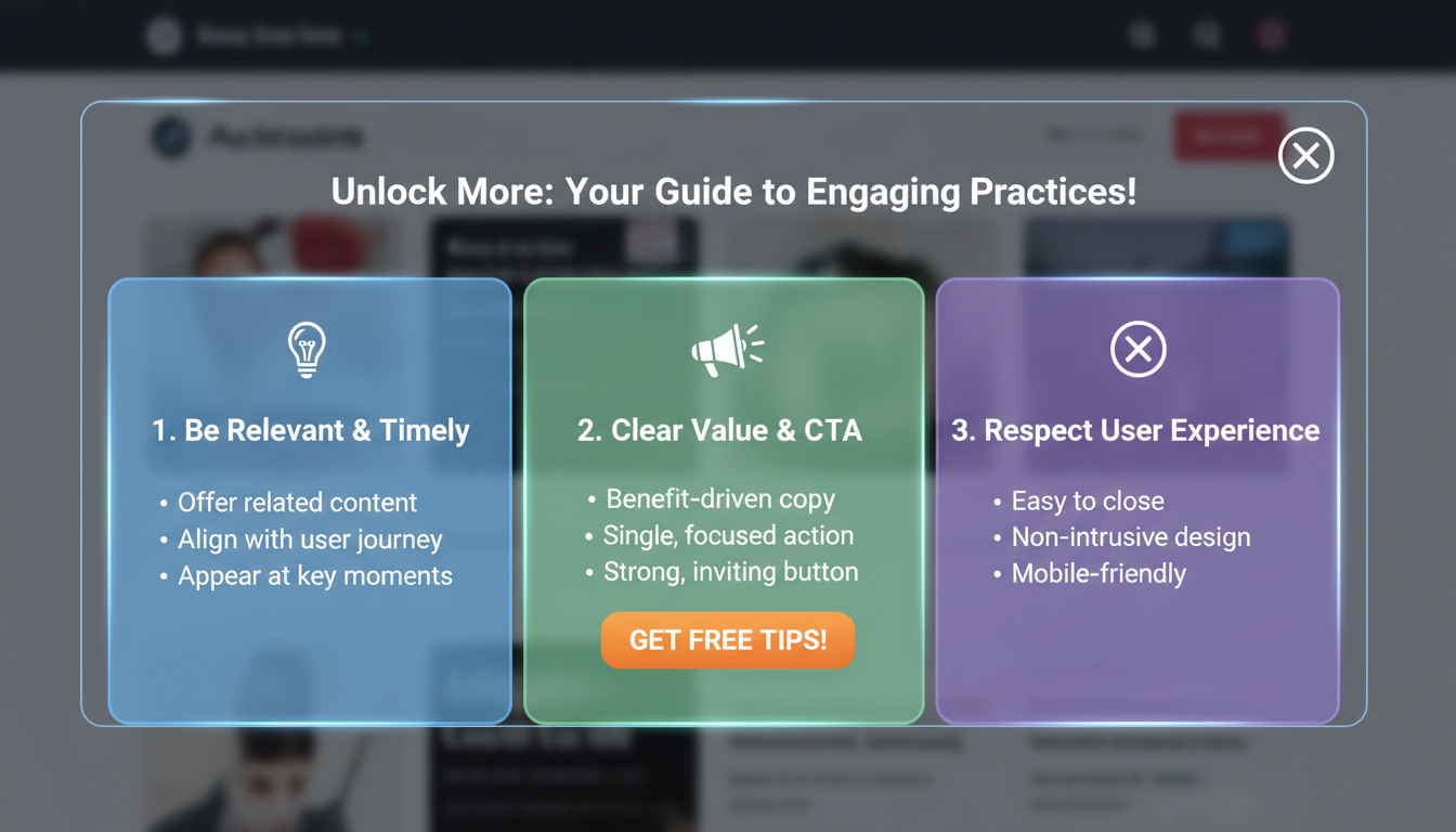 Best Practices for Crafting Popup Content
