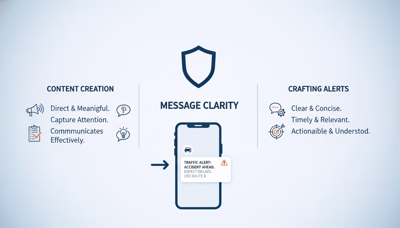 Content Creation for Informational Alerts