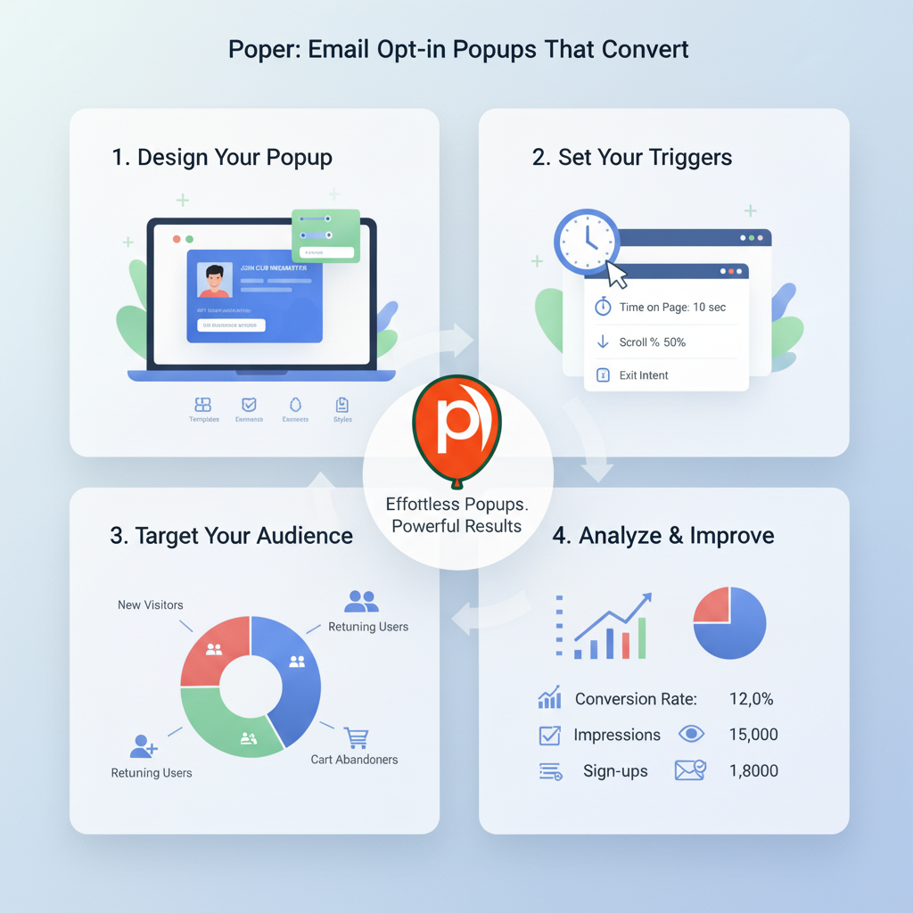 Creating Email Opt-in Popups Using Poper