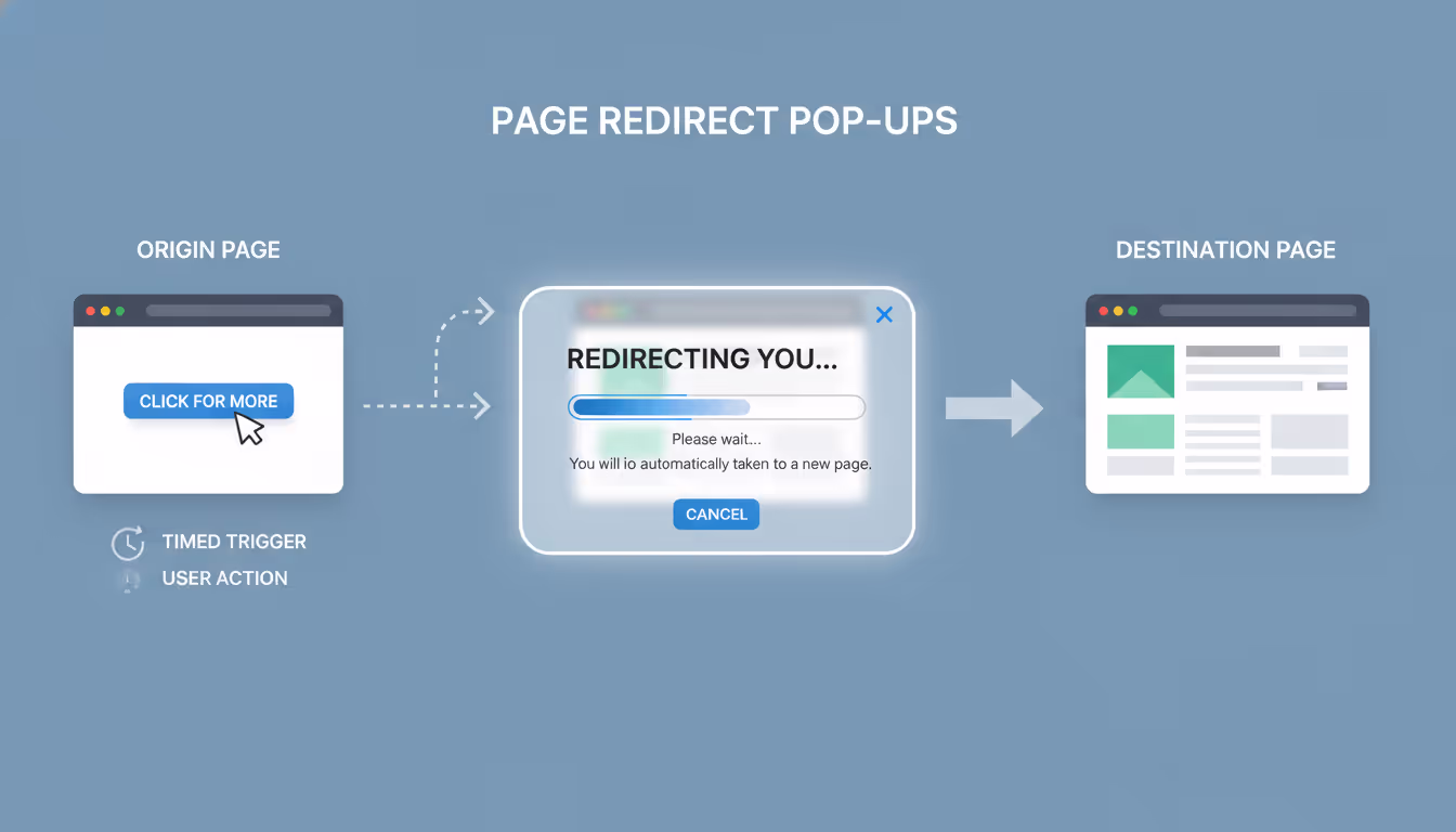 Understanding Page Redirect Popups