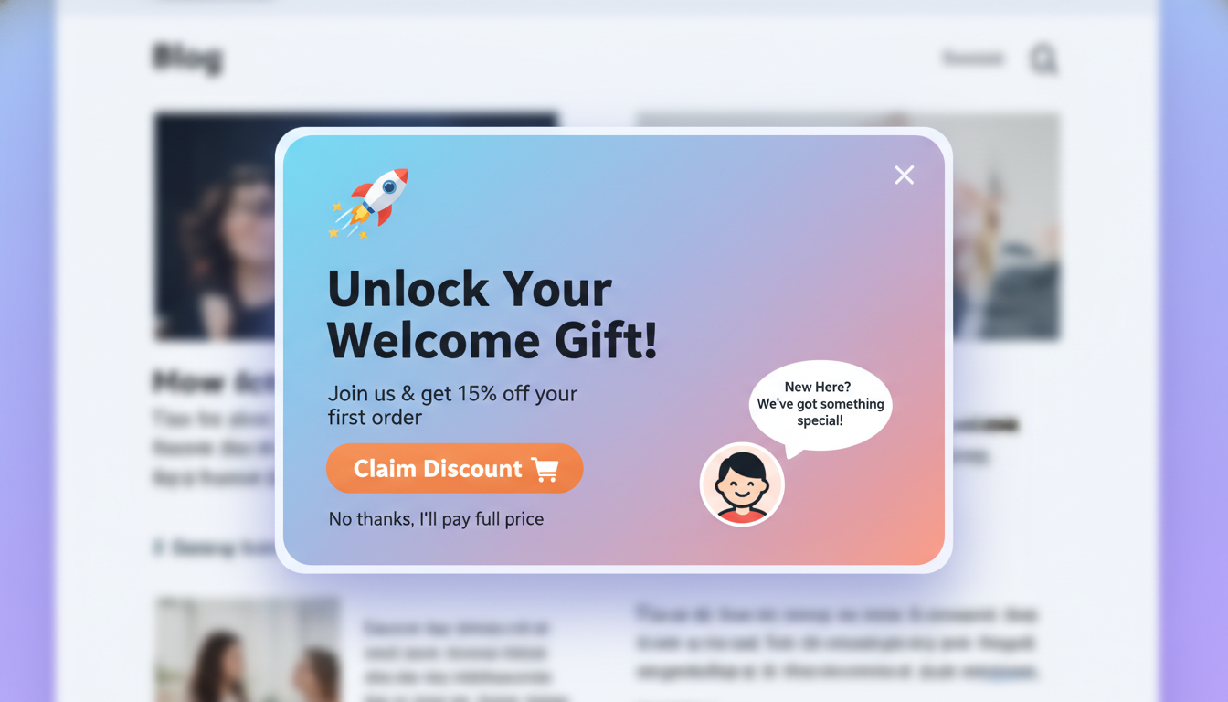 Crafting Content for First-Time Visitor Popups