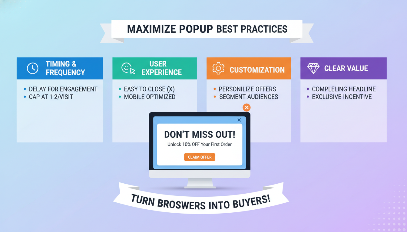Best Practices for Exit-Intent Popups