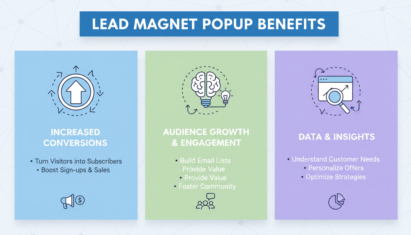 3 Benefits of Using Lead Magnet Popups