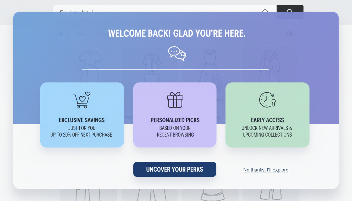 Content Strategies for Second-Time Visitor Popups