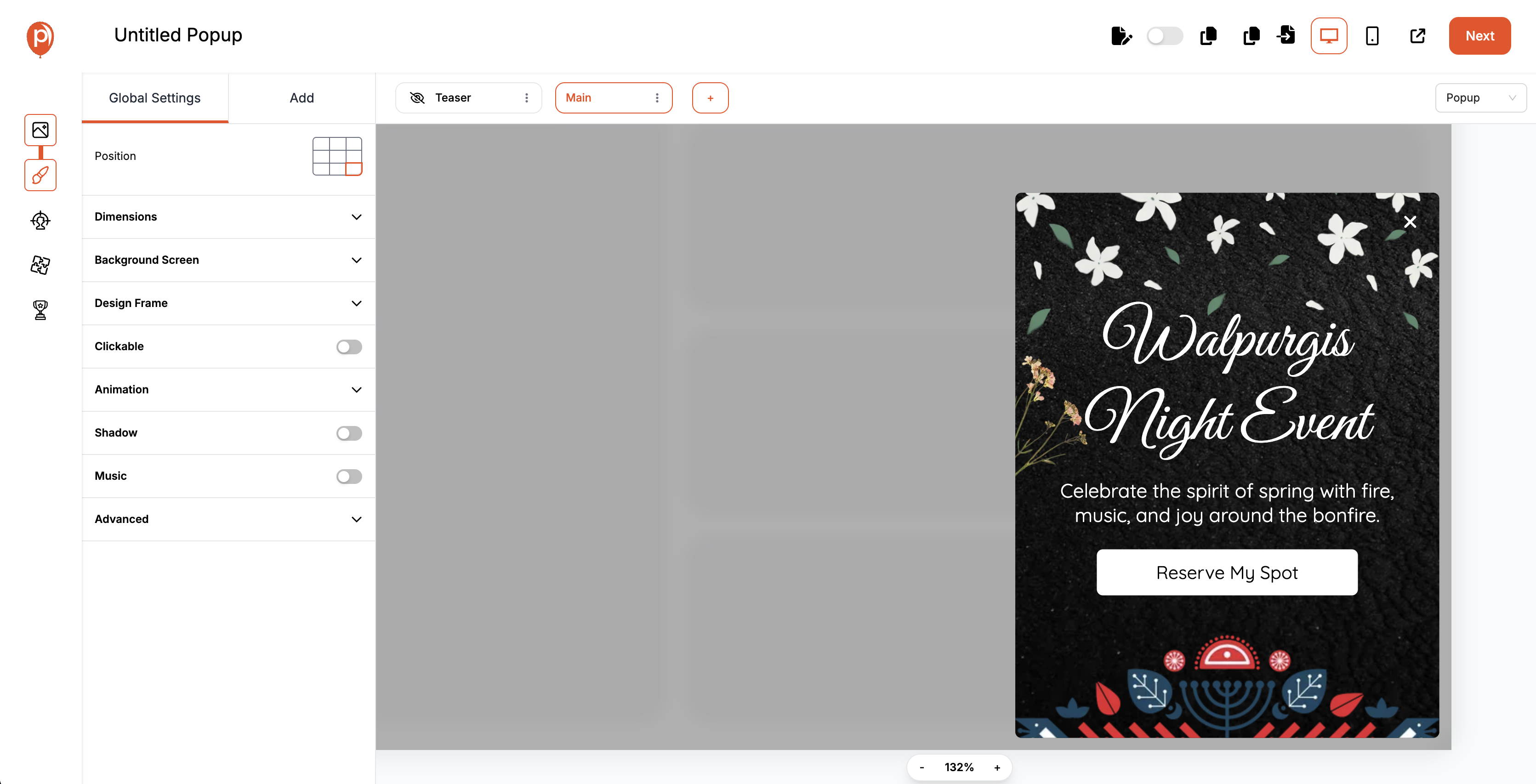 Customizing the Template Customizing the Template