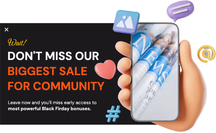 Exit-Intent Discount Popup Exit-Intent Discount Popup