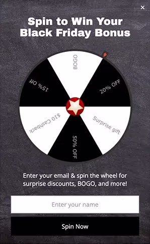 Spin-to-Win Discount Popup